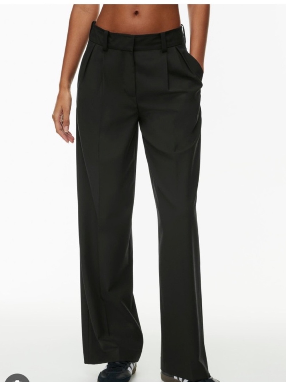 Aritzia Black Pleated Nolee Pants 2